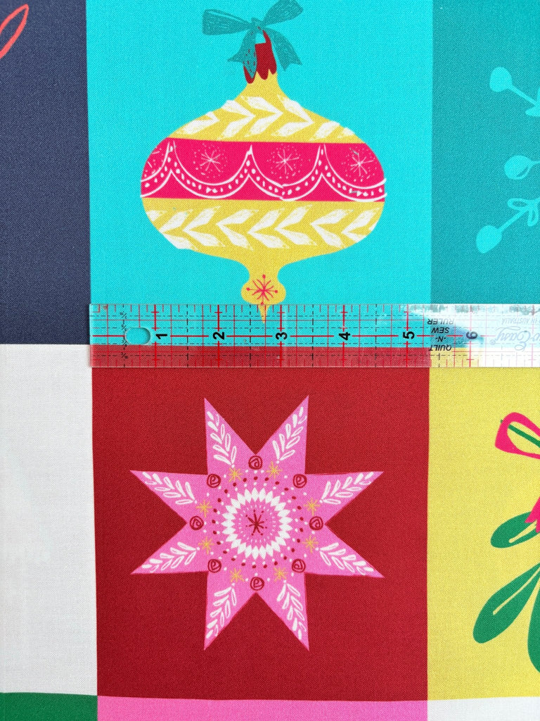 Candy Cane Christmas Cheater Panel - 73cm x 110cm - The Eternal Maker - UK Fabric Shop