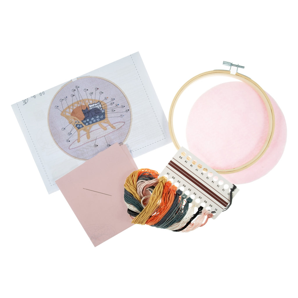Cat - Embroidery Kit - Trimits - The Eternal Maker - UK Fabric Shop