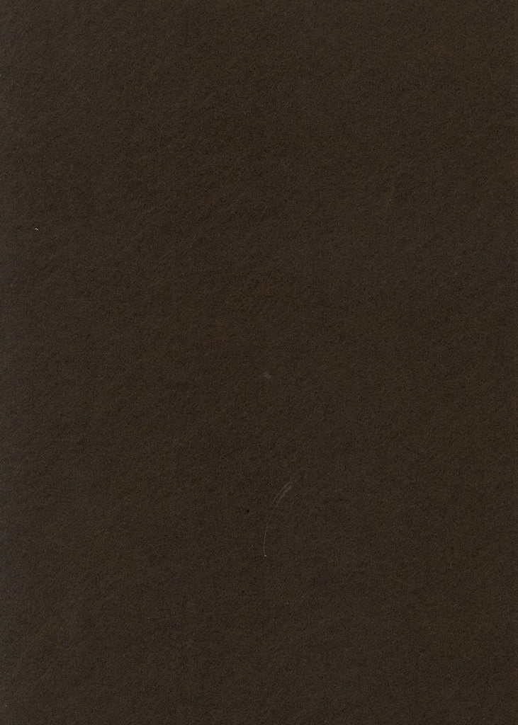 Chocolate Woolfelt by the 10cm - The Eternal Maker - UK Fabric Shop