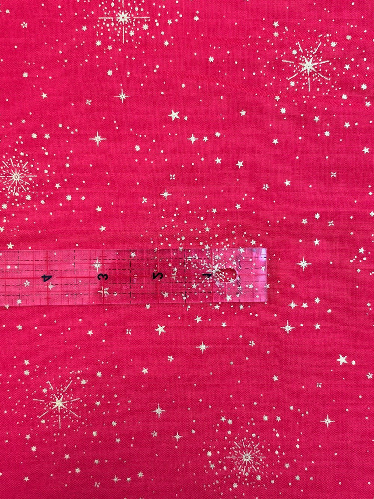 Christmas Stars in Red - Good Tidings - Makower Christmas Fabric - The Eternal Maker - UK Fabric Shop