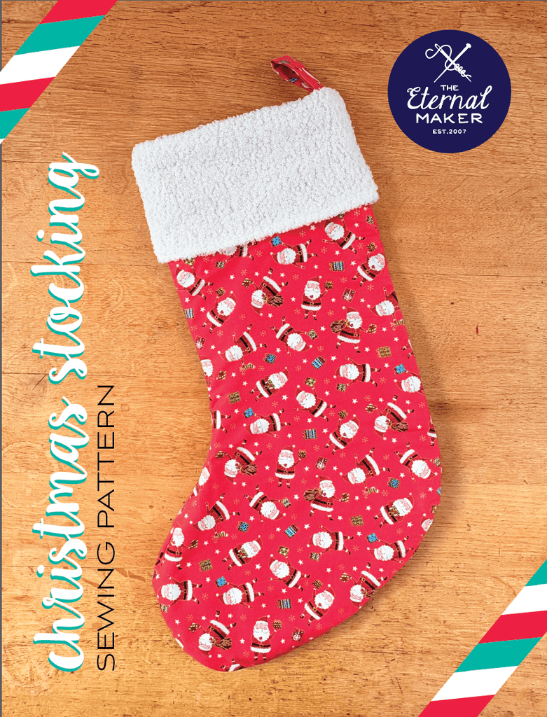 Christmas Stocking - Digital Download Instant Pattern - The Eternal Maker - UK Fabric Shop