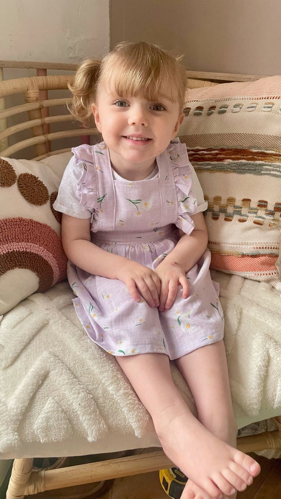 Cleo Frill Pinafore Dress - Two Stitches Digital Pattern - The Eternal Maker - UK Fabric Shop