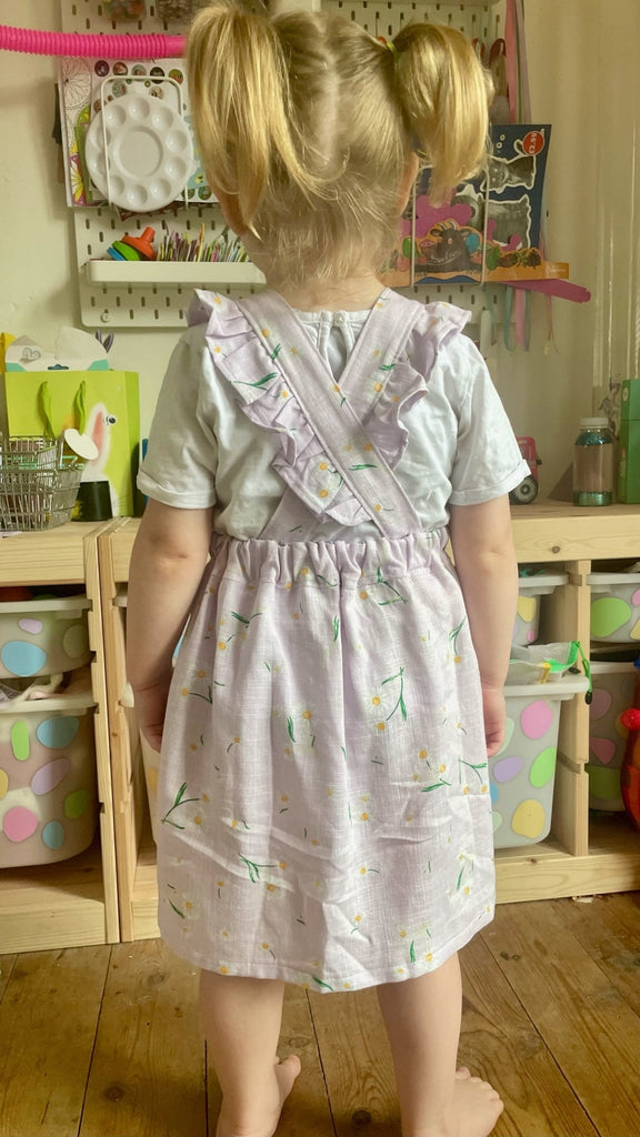 Cleo Frill Pinafore Dress - Two Stitches Digital Pattern - The Eternal Maker - UK Fabric Shop