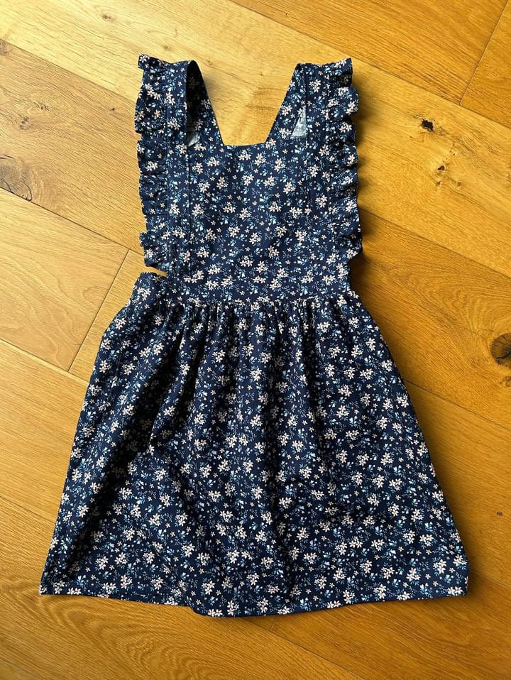 Cleo Frill Pinafore Dress - Two Stitches Digital Pattern - The Eternal Maker - UK Fabric Shop