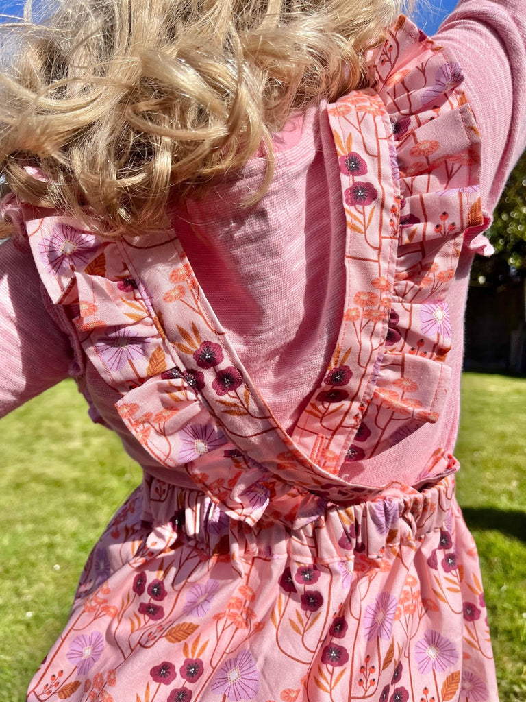 Cleo Frill Pinafore Dress - Two Stitches Paper Pattern - The Eternal Maker - UK Fabric Shop