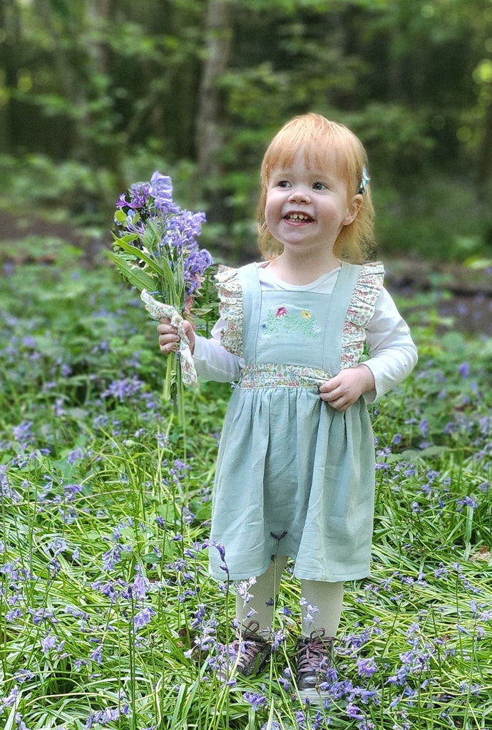 Cleo Frill Pinafore Dress - Two Stitches Paper Pattern - The Eternal Maker - UK Fabric Shop