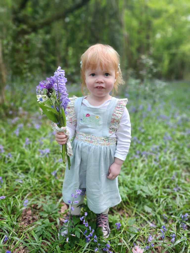 Cleo Frill Pinafore Dress - Two Stitches Paper Pattern - The Eternal Maker - UK Fabric Shop