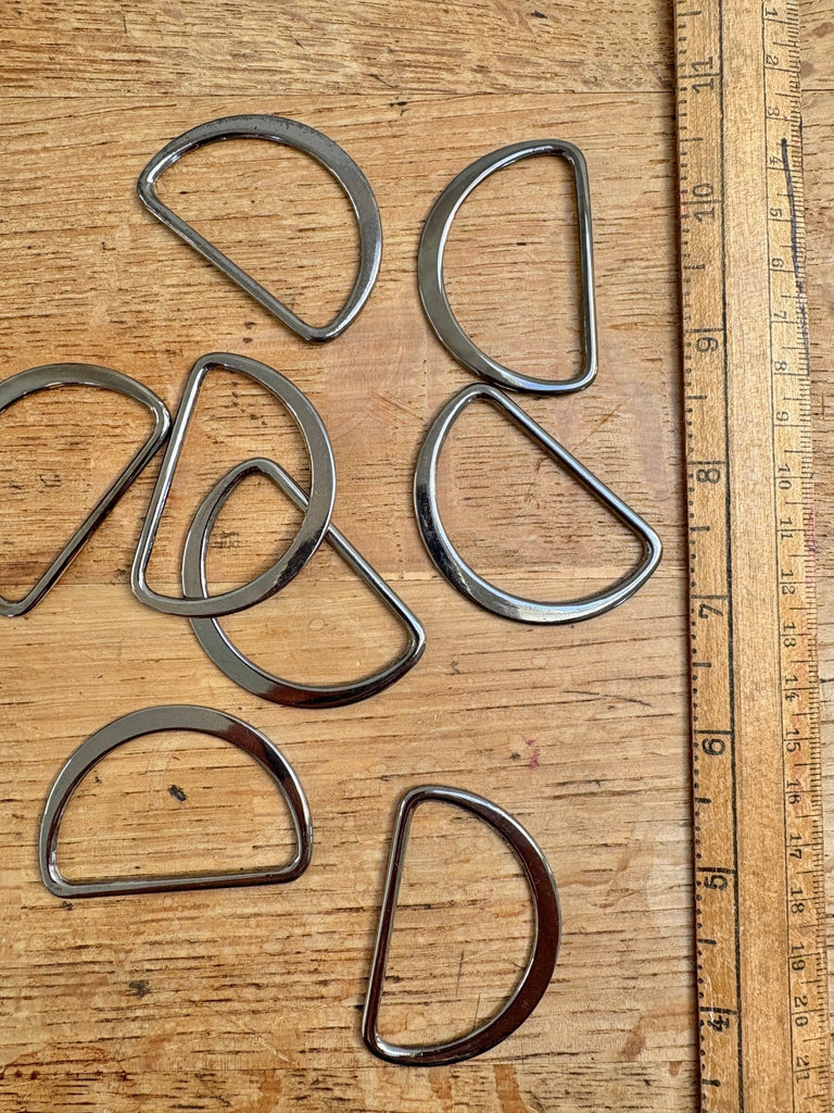 D - Rings - 45mm - Gunmetal - The Eternal Maker - UK Fabric Shop
