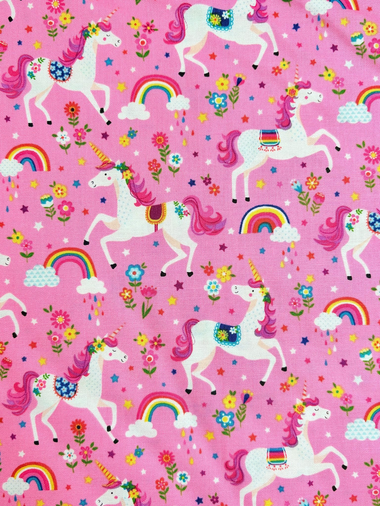 Daydream Unicorns Pink - Makower Fabrics - The Eternal Maker - UK Fabric Shop