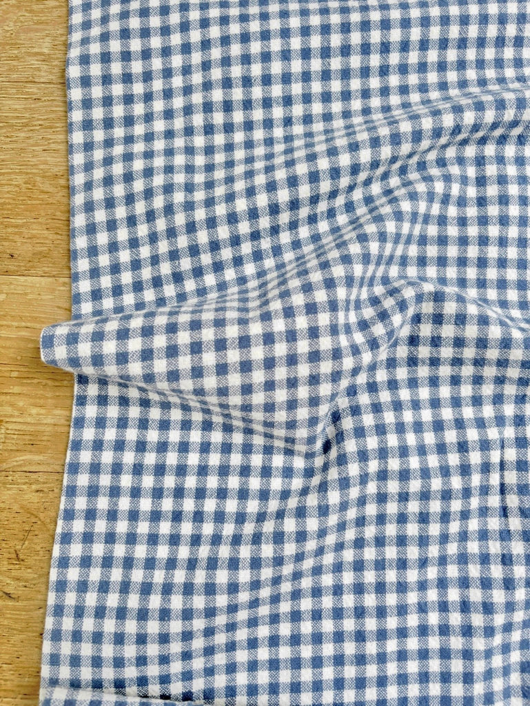 Delft 6mm Gingham - 100% Organic Cotton - The Eternal Maker - UK Fabric Shop