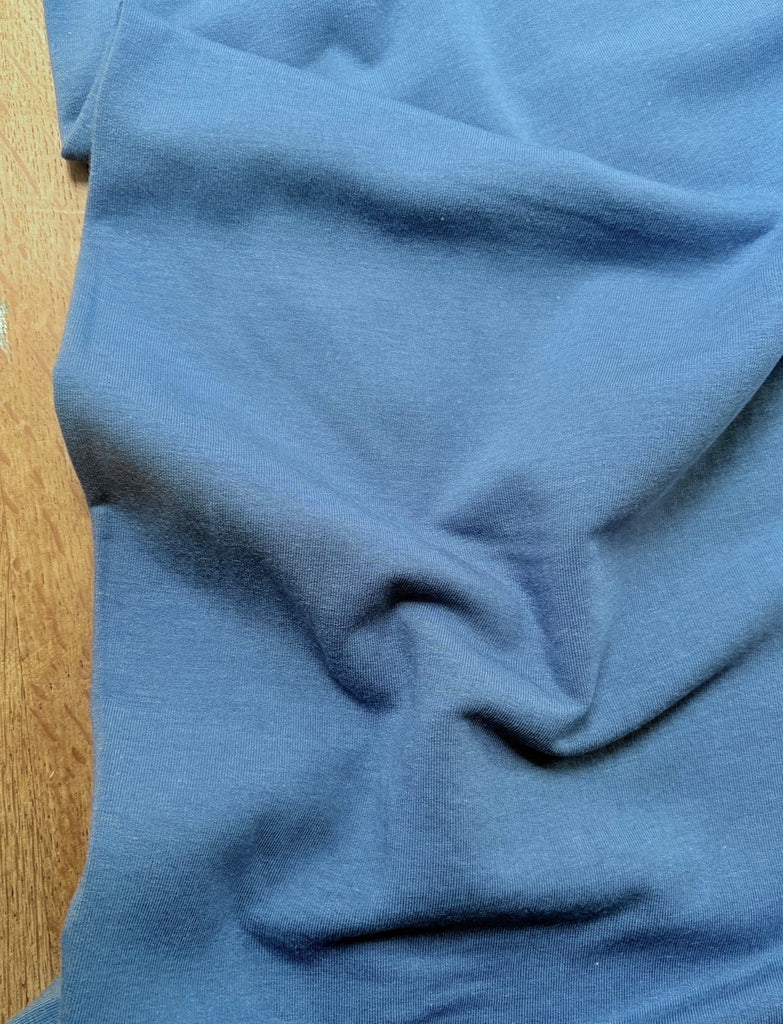 Denim Bamboo Sweatshirt Jersey Fleece - The Eternal Maker - UK Fabric Shop