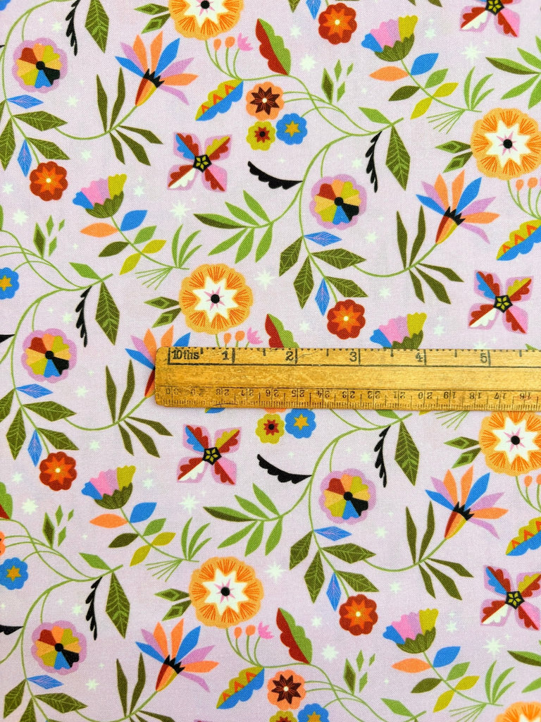 Desert Moon Lilac Floral - Desert Moon - Bethan Janine - Dashwood Studio - The Eternal Maker - UK Fabric Shop