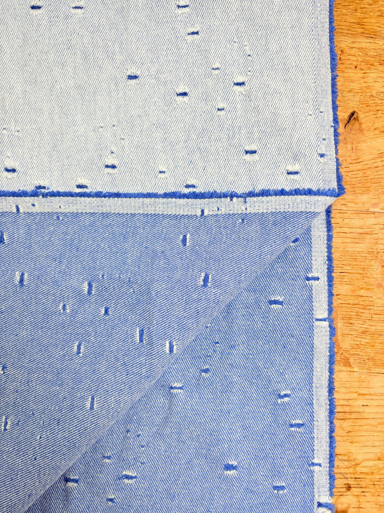 Distressed Pastel Denim - Two Tone Cornflower - The Eternal Maker - UK Fabric Shop