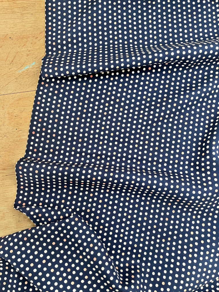 Dot Dot Dot in Midnight - Rayon from Art Gallery Fabrics - The Eternal Maker - UK Fabric Shop