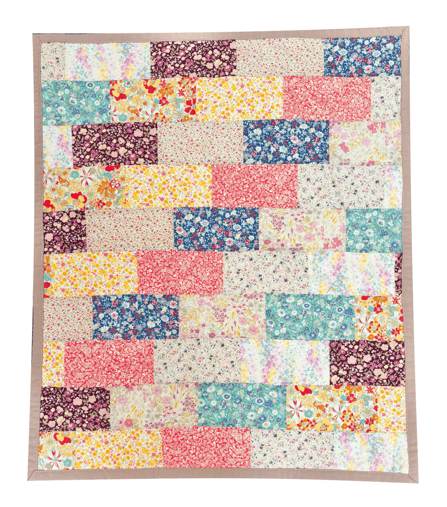 Easy Brick Wall Cot Quilt Beginner Quilt Pattern - Digital - The Eternal Maker - UK Fabric Shop