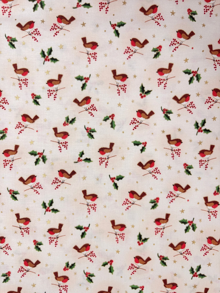 Fat Quarter Bundle - Classic Foliage - Makower Christmas Fabric - The Eternal Maker - UK Fabric Shop