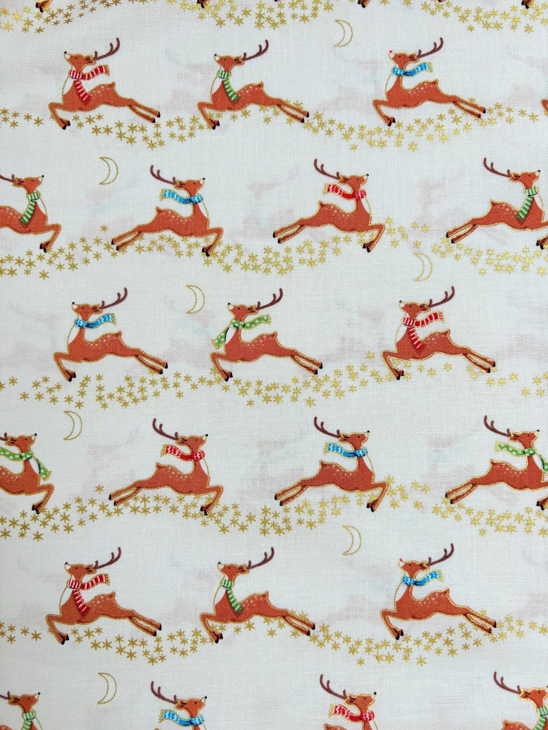 Fat Quarter Bundle - Merry Christmas - Makower Christmas Fabric - The Eternal Maker - UK Fabric Shop