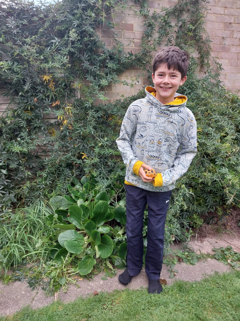 Finley Colour Blocked Hoodie - Two Stitches Patterns - Digital Pattern - The Eternal Maker - UK Fabric Shop