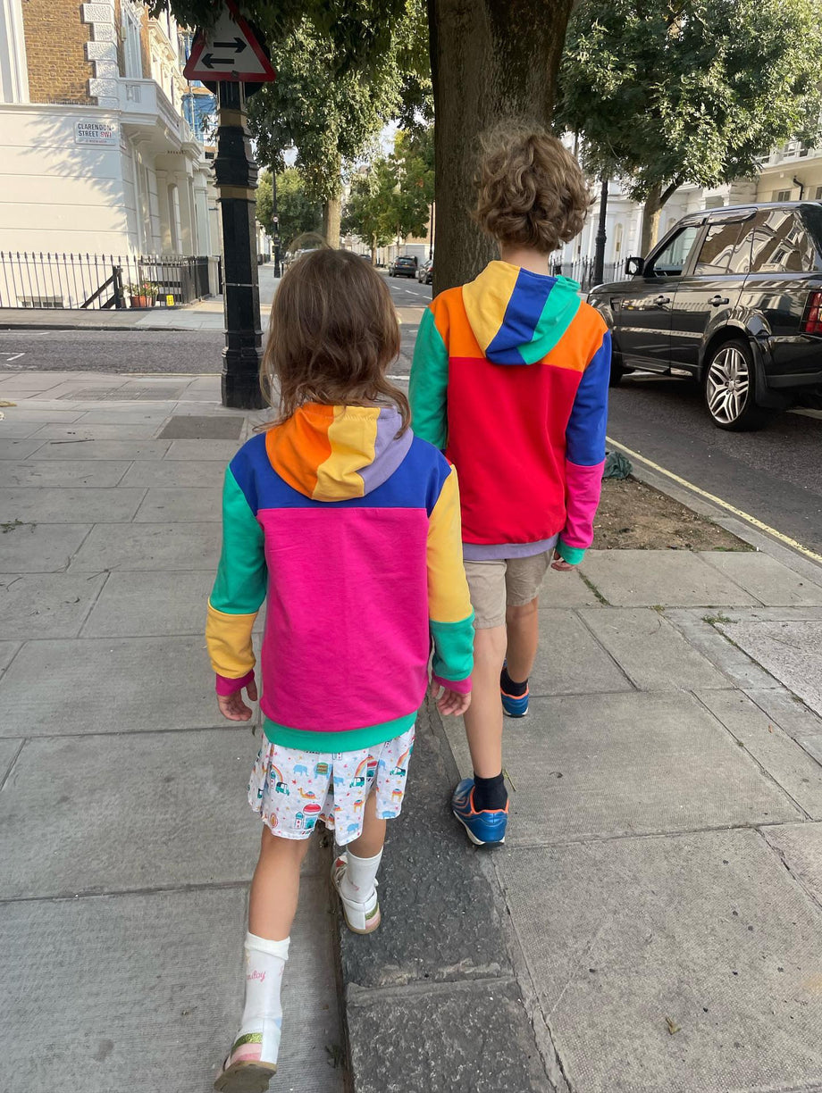 Finley Colour Blocked Hoodie Two Stitches Patterns Digital