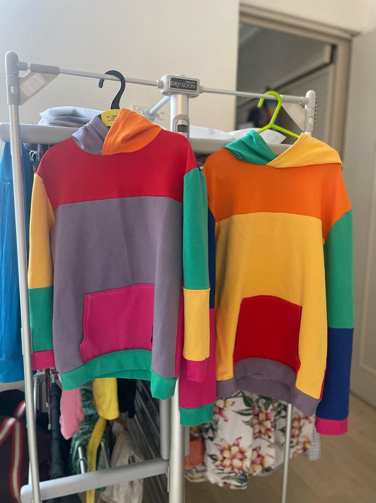 Finley Colour Blocked Hoodie - Two Stitches Patterns - Digital Pattern - The Eternal Maker - UK Fabric Shop