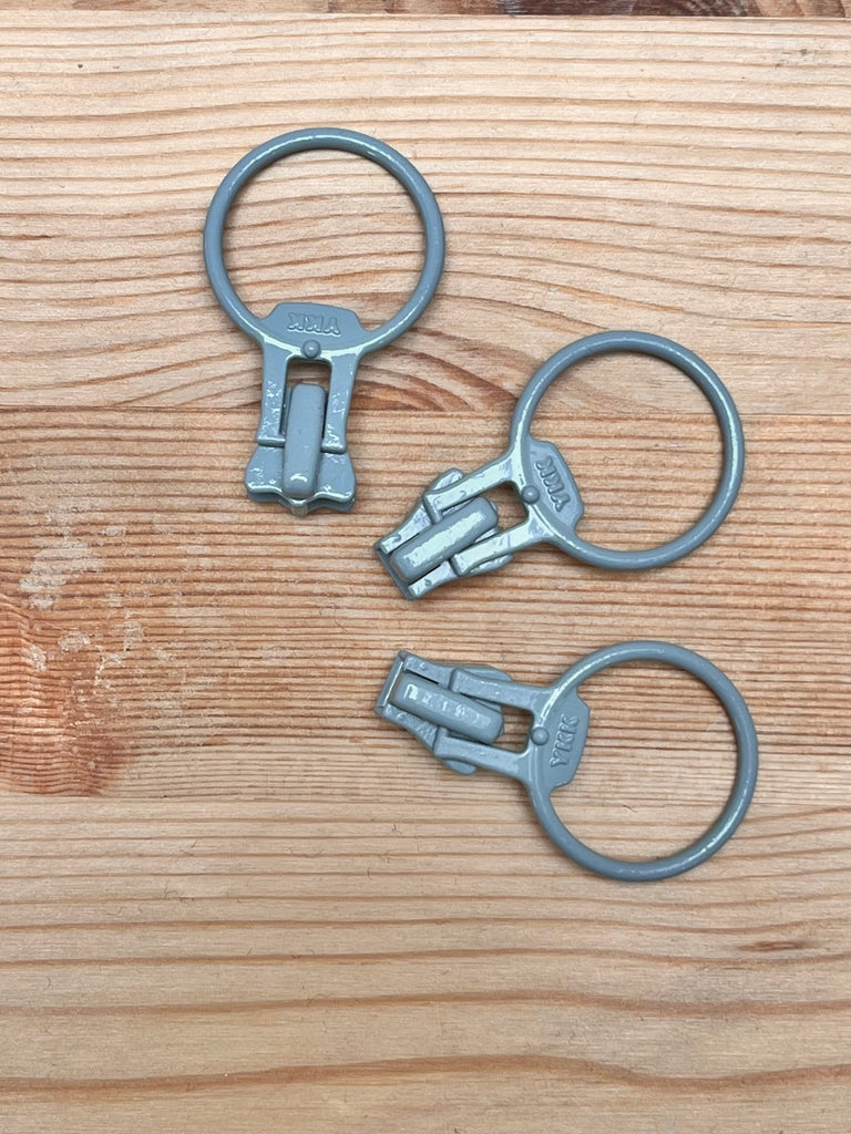 Free - style Zip Ring Pull Dusty Blue 257 - The Eternal Maker - UK Fabric Shop