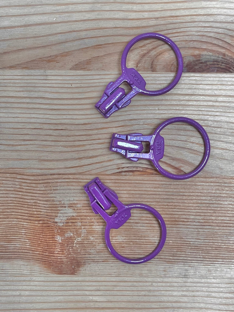 Free - style Zip Ring Pull Dusty Purple 291 - The Eternal Maker - UK Fabric Shop