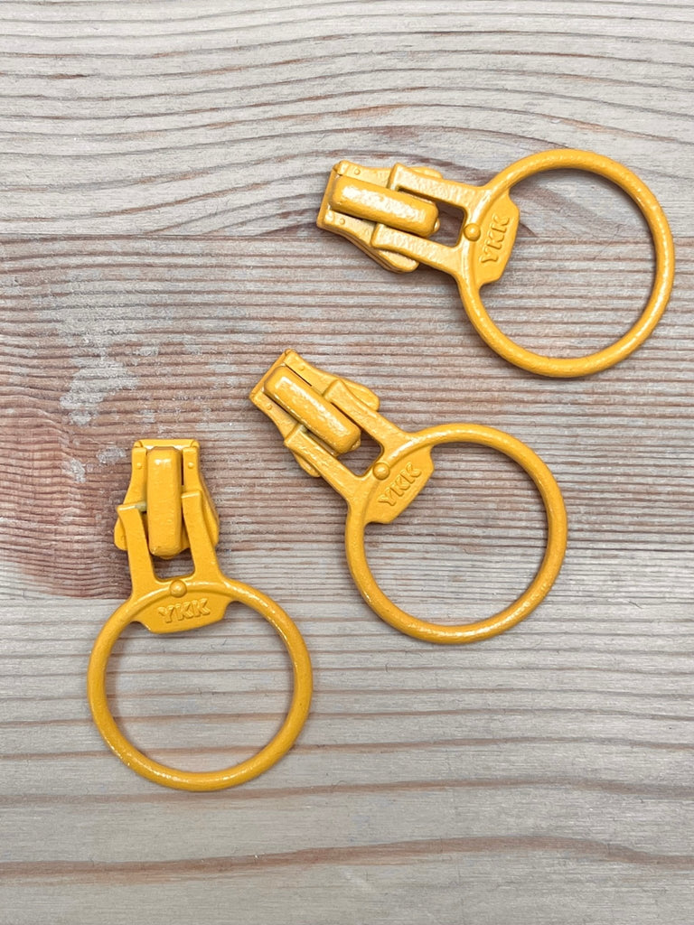 Free - style Zip Ring Pull School Bus Yellow 506 - The Eternal Maker - UK Fabric Shop