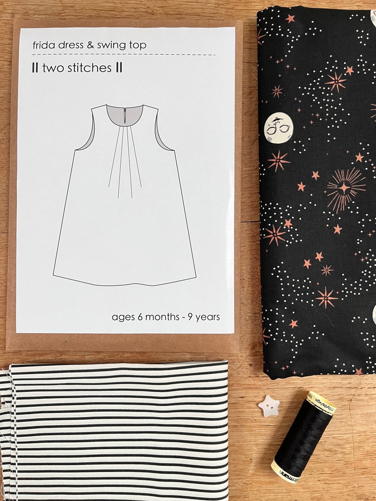 Frida Dress Kit - Moons - The Eternal Maker - UK Fabric Shop