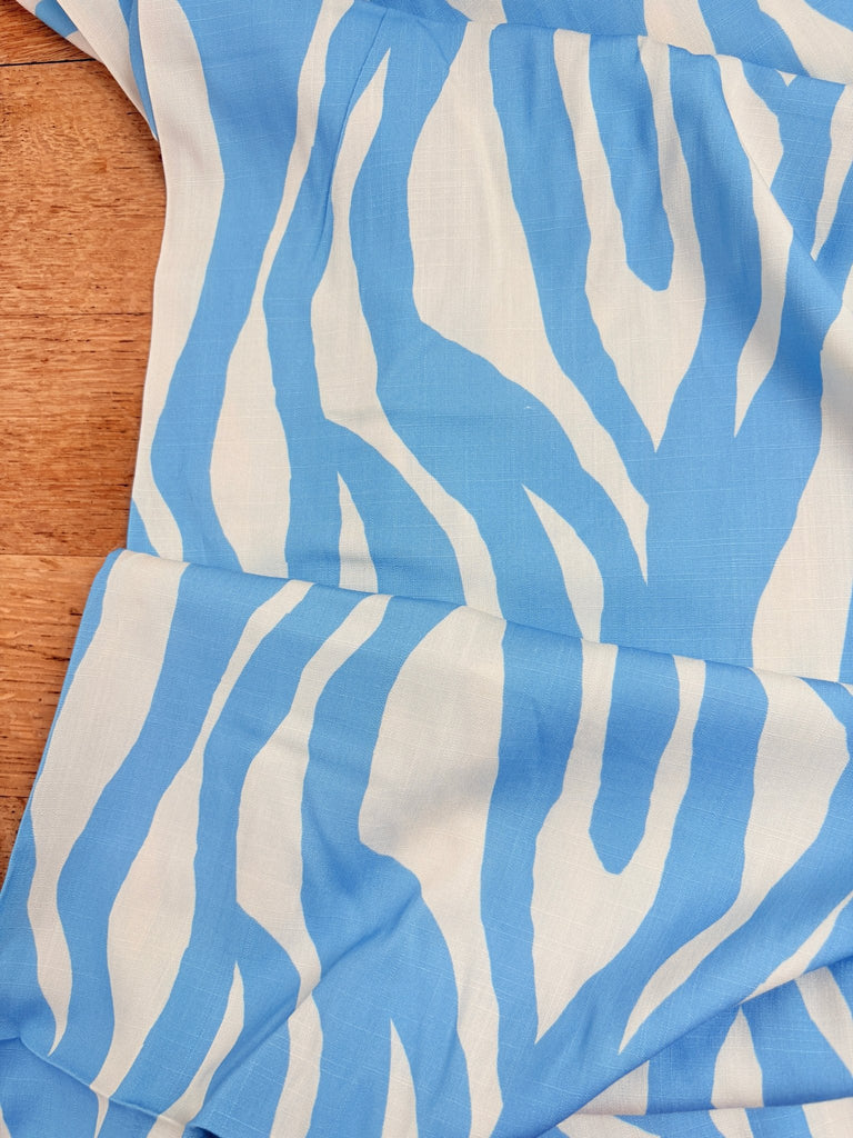 Gaugin Slub in Cornflower - Rayon Fabric - The Eternal Maker - UK Fabric Shop