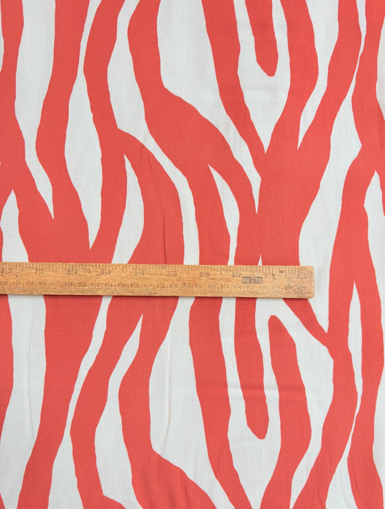 Gaugin Slub in Rust - Rayon Fabric - The Eternal Maker - UK Fabric Shop