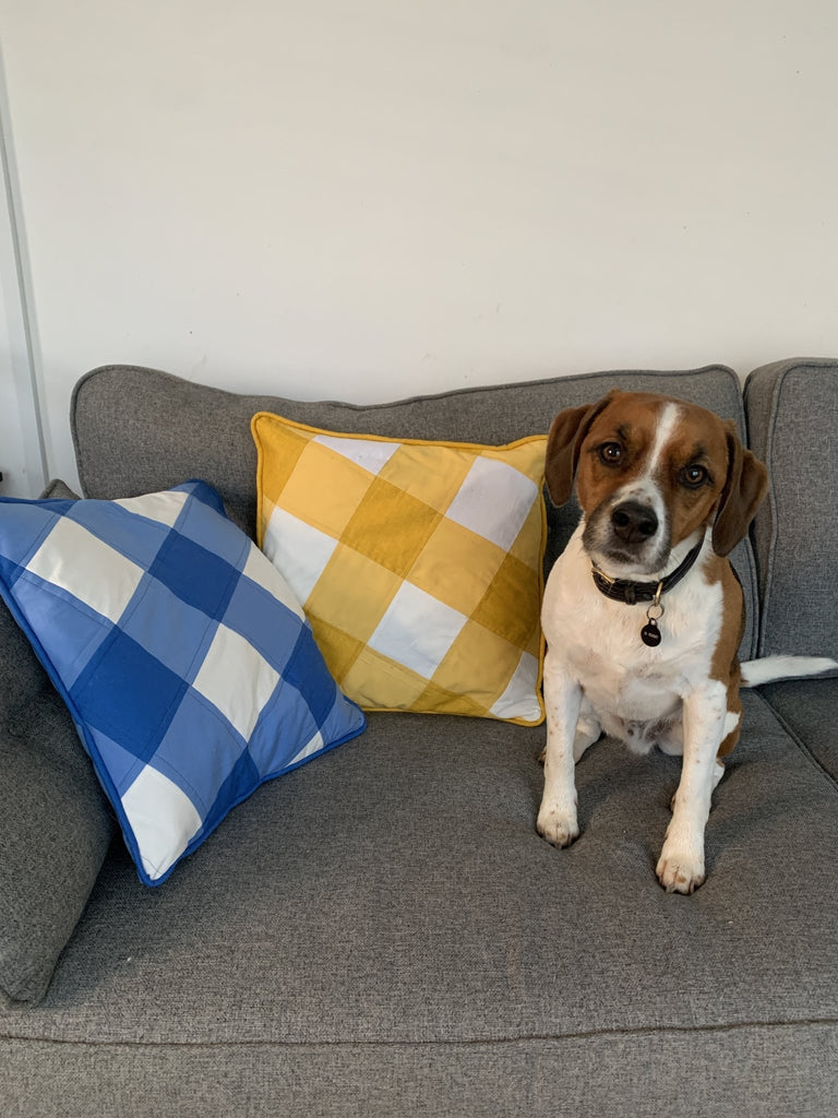 Gingham Cushion Pattern - Digital - The Eternal Maker - UK Fabric Shop