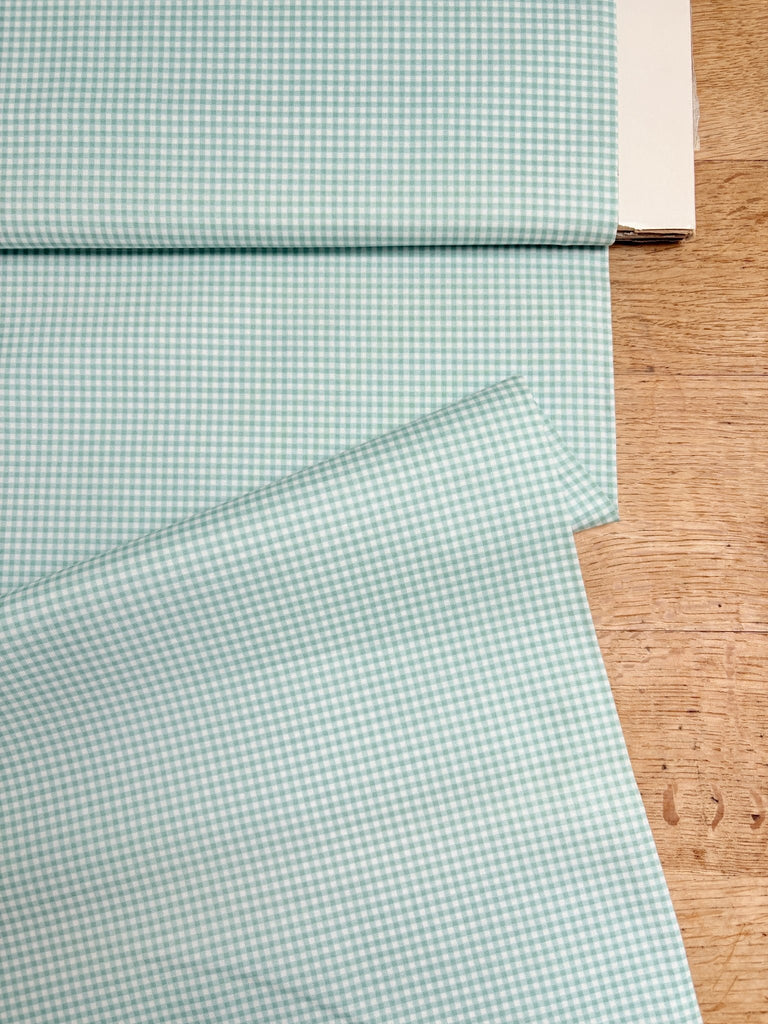 Gingham - Teal - Makower Fabrics - The Eternal Maker - UK Fabric Shop
