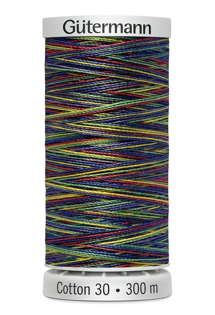 Gutermann Cotton 30 Embroidery and Quilting Thread - Variegated 4106 - The Eternal Maker - UK Fabric Shop