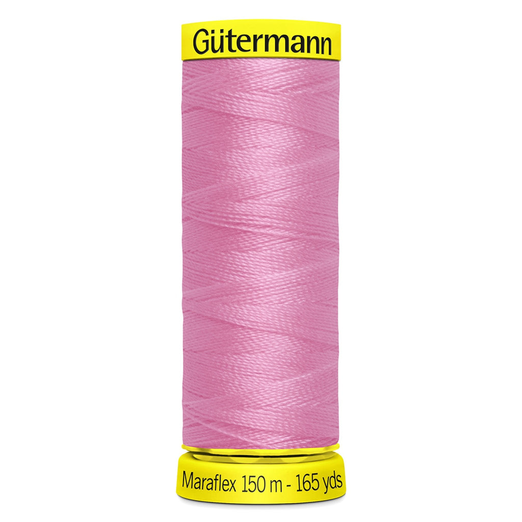 Gutermann Maraflex Elastic Thread - 663 Rose Pink 150m - The Eternal Maker - UK Fabric Shop