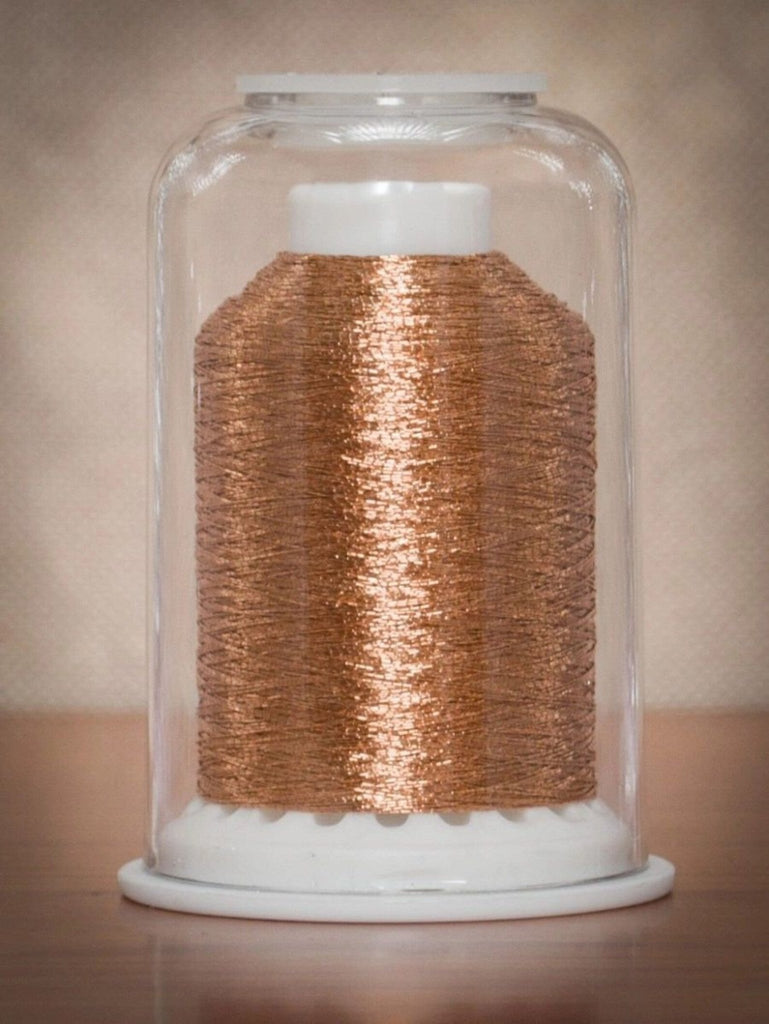 Hemingworth Metallic Machine Embroidery Thread - Copper 9014 - The Eternal Maker - UK Fabric Shop