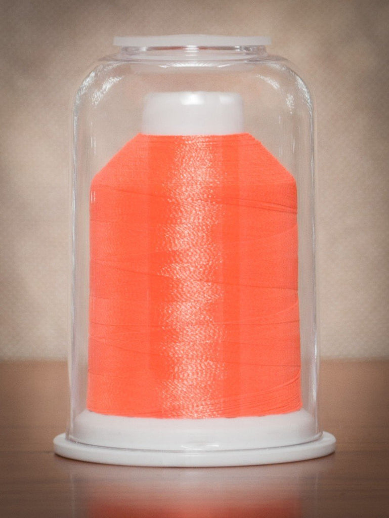 Hemingworth Neon Machine Embroidery Thread - Neon Orange 1277 - The Eternal Maker - UK Fabric Shop