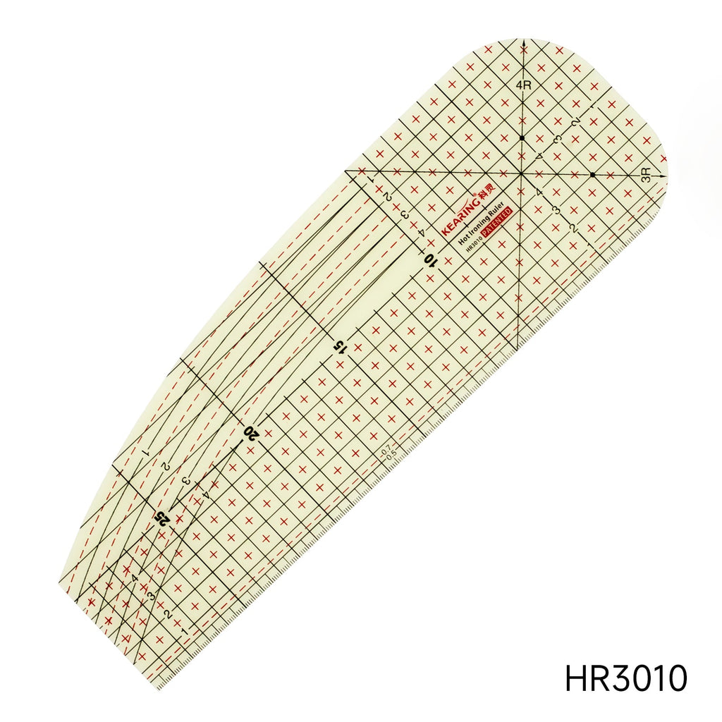 Hot Ironing Ruler - 30 x 10cm Curved - The Eternal Maker - UK Fabric Shop