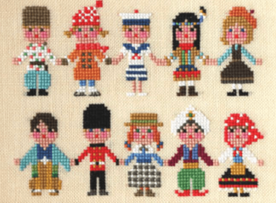 International Kids 2 - Gera! Cross Stitch Patterns - The Eternal Maker - UK Fabric Shop