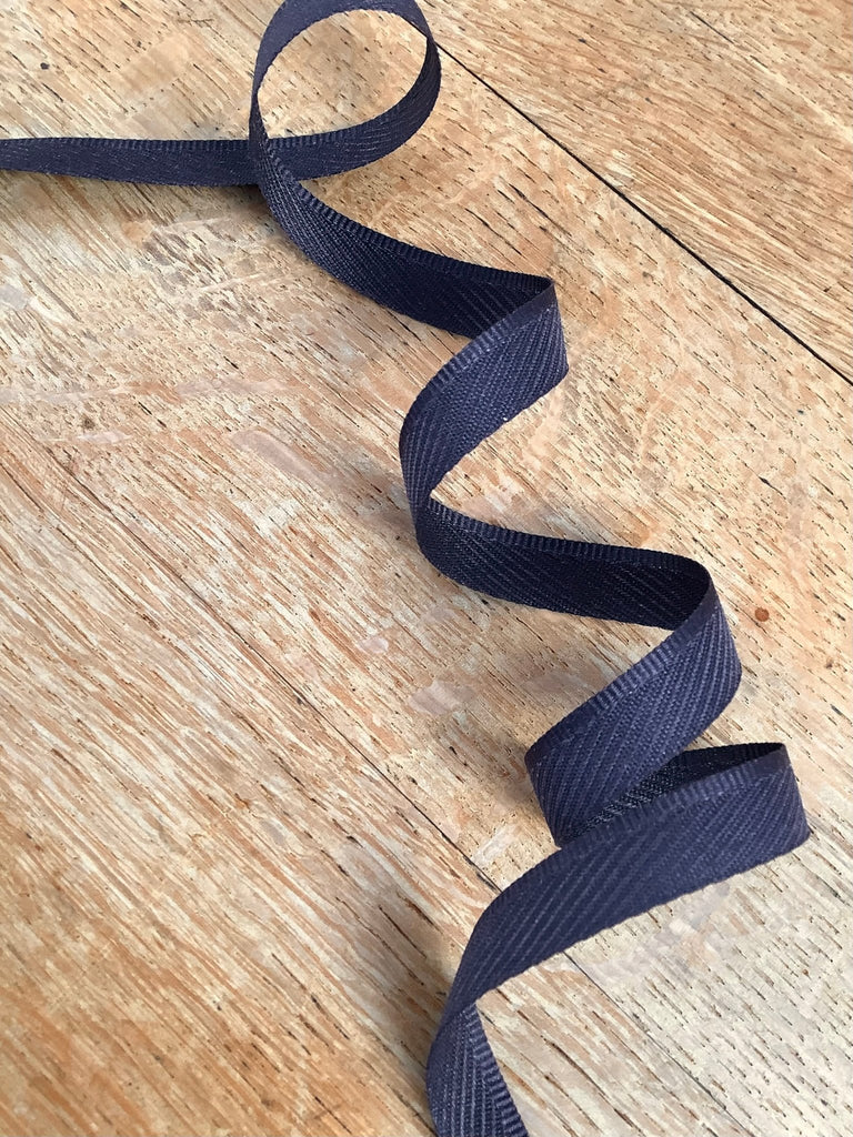 Kick Tape - 13mm - Navy - 100% Polyester Tape - The Eternal Maker - UK Fabric Shop