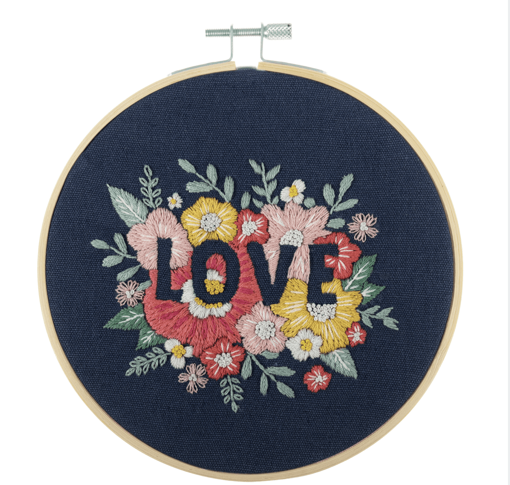 Love Floral - Embroidery Kit - Trimits - The Eternal Maker - UK Fabric Shop