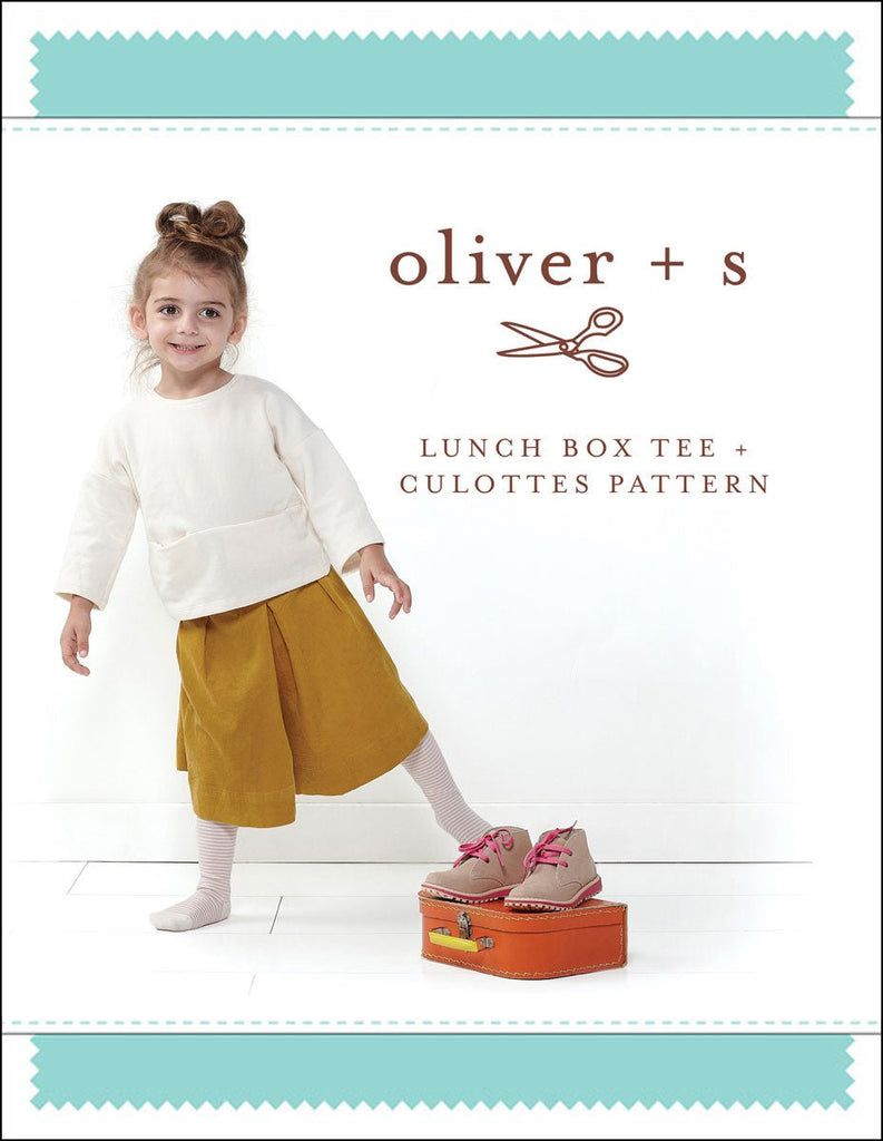 Lunch Box Tee and Culottes Pattern - Oliver + S - 6 months to 4 years - The Eternal Maker - UK Fabric Shop - Childrens Sewing Pattern