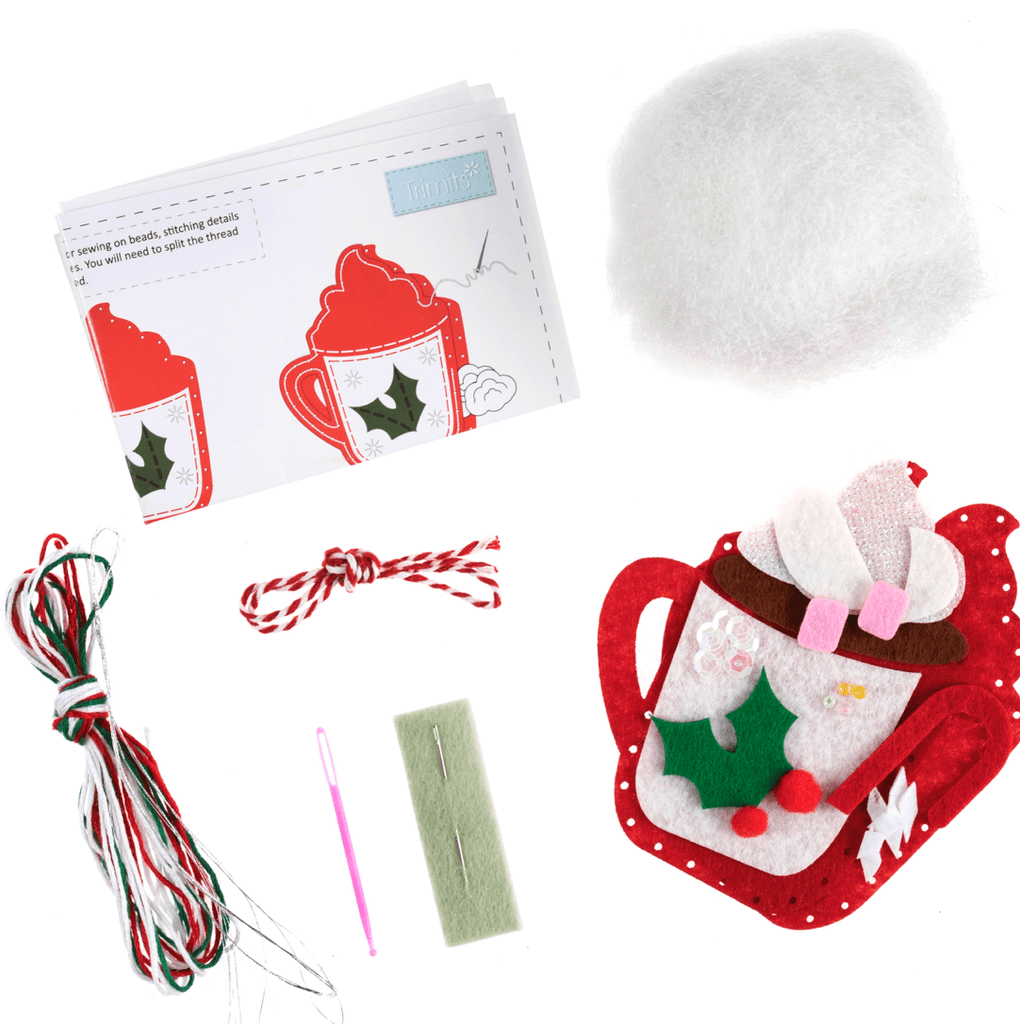 Make Your Own Felt Hot Chocolate - The Eternal Maker - UK Fabric Shop