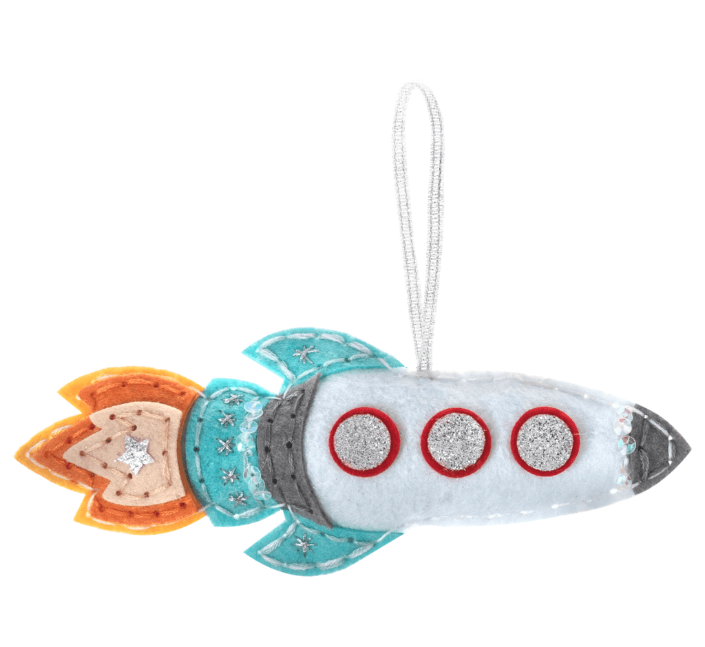 Make Your Own Felt Rocket Decoration - The Eternal Maker - UK Fabric Shop