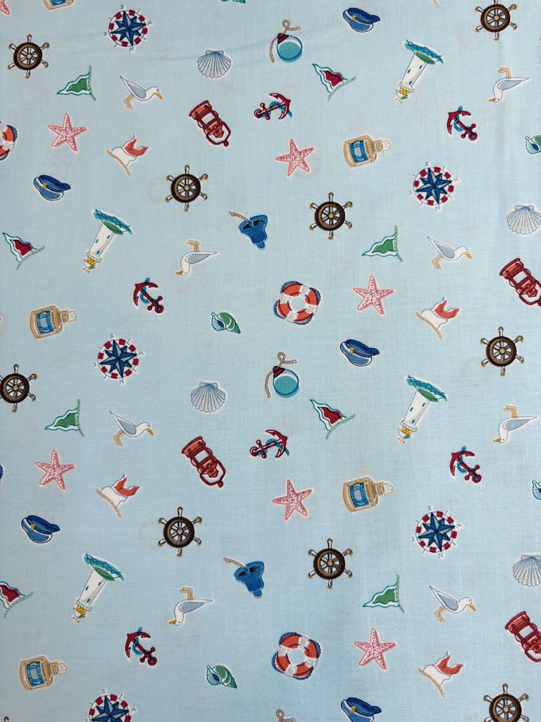 Marina Beach Bundle - 4 FQs - Makower Fabrics - The Eternal Maker - UK Fabric Shop