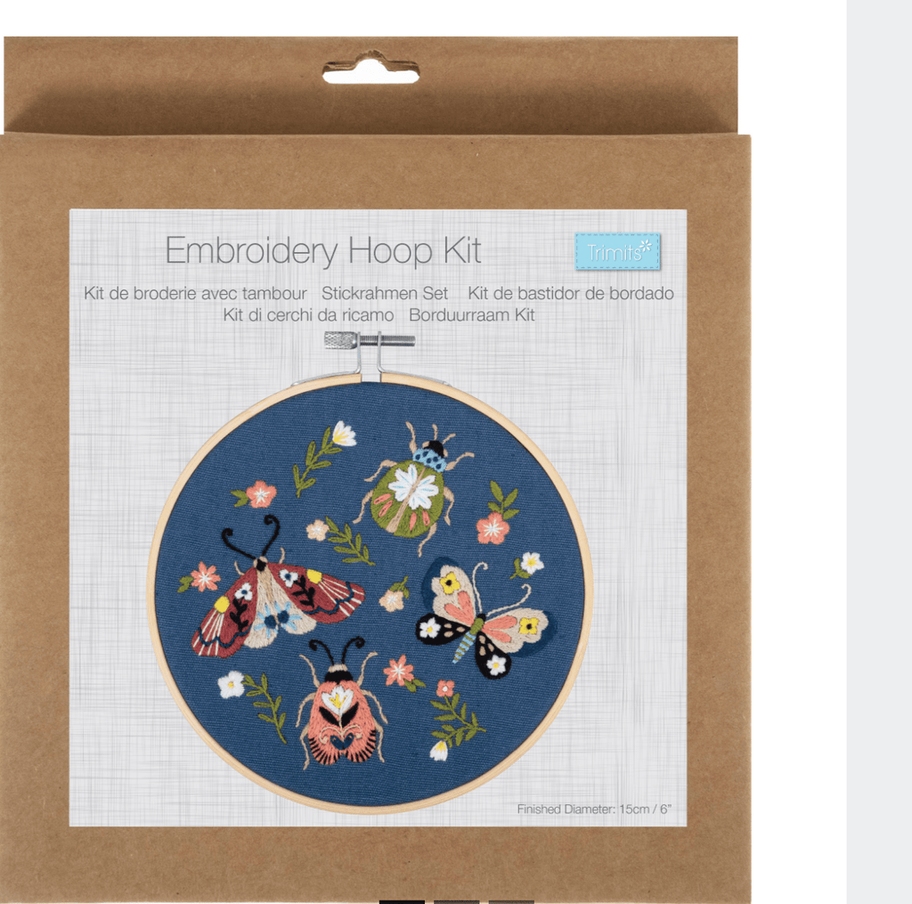 Mini Beasts - Embroidery Kit - Trimits - The Eternal Maker - UK Fabric Shop