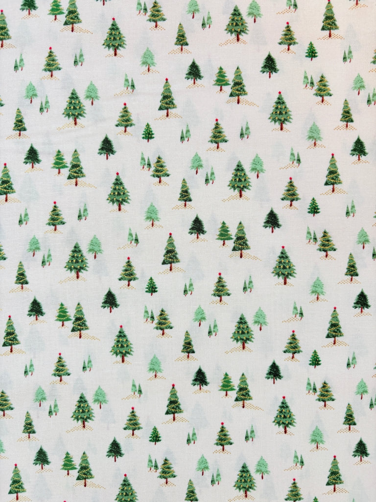 Mini Trees - 12 Days of Christmas - Christmas Fabric - The Eternal Maker - UK Fabric Shop