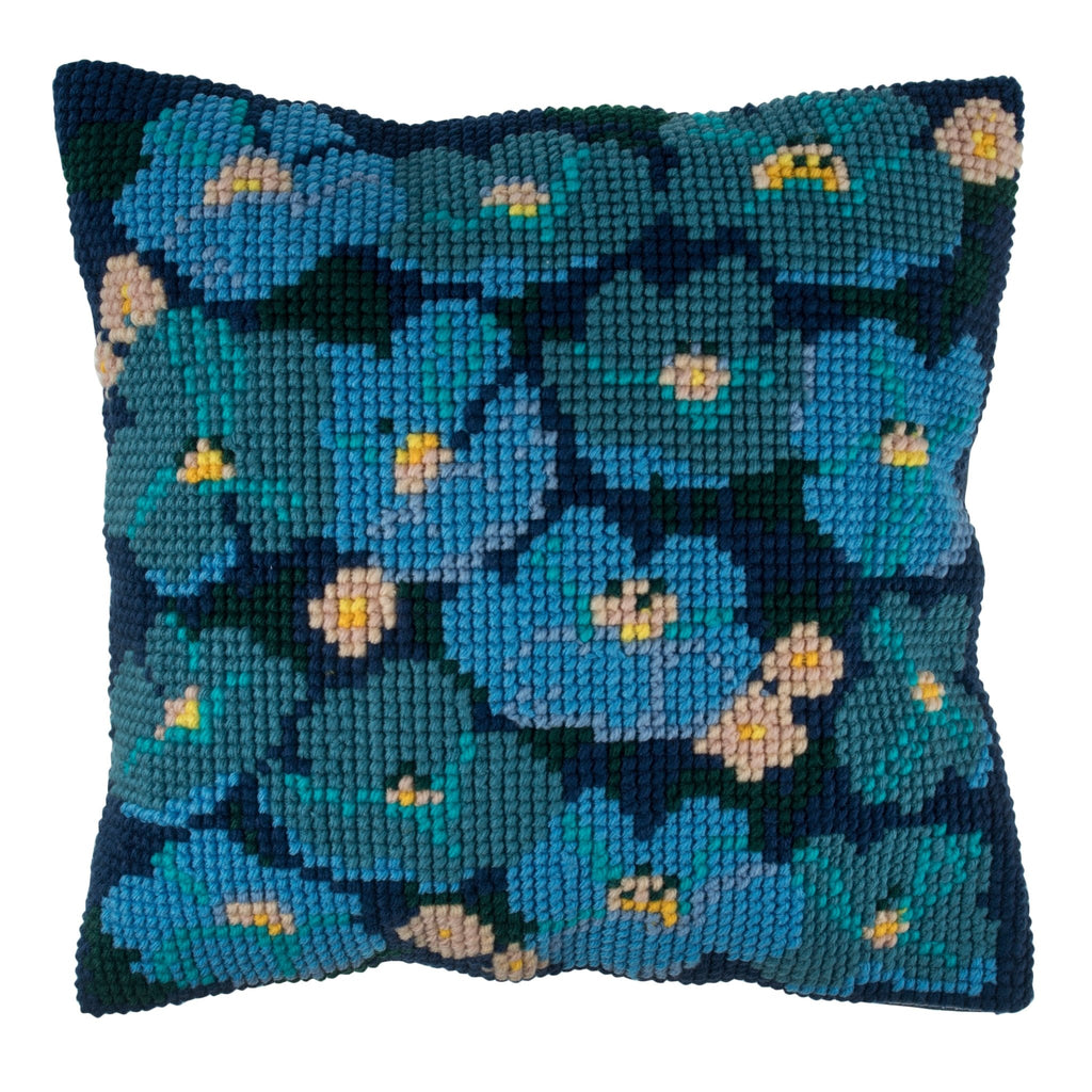 Modern Floral Tapestry Half Stitch Cushion Kit - The Eternal Maker - UK Fabric Shop