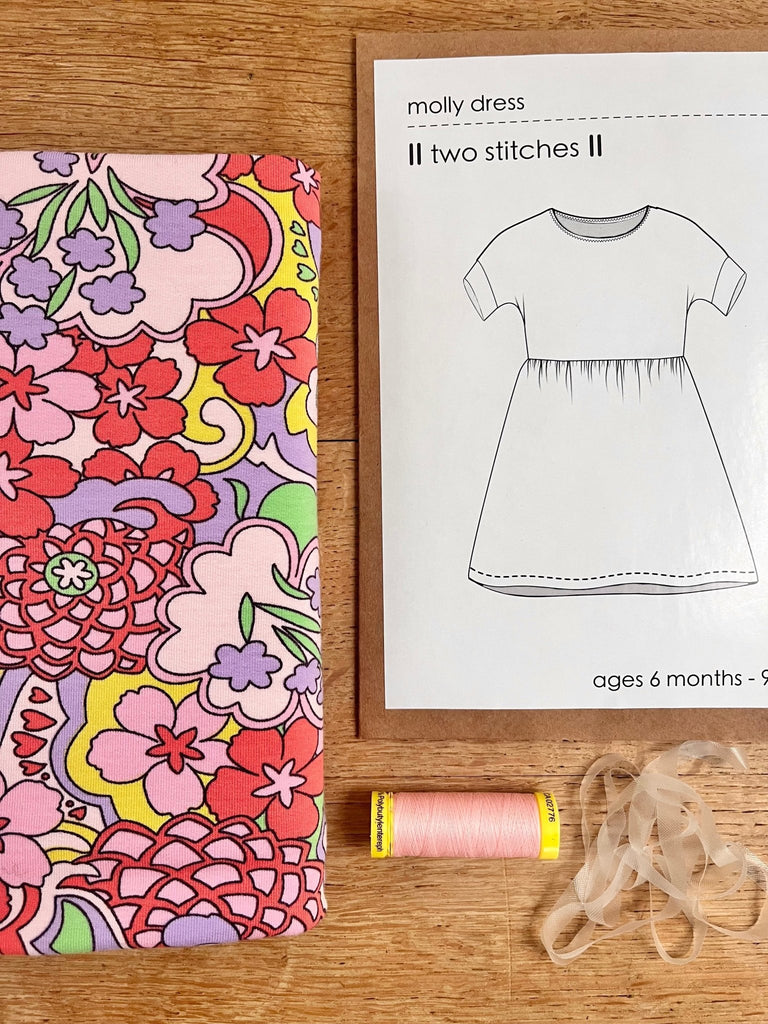 Molly Dress Kit - Woodstock French Terry - The Eternal Maker - UK Fabric Shop