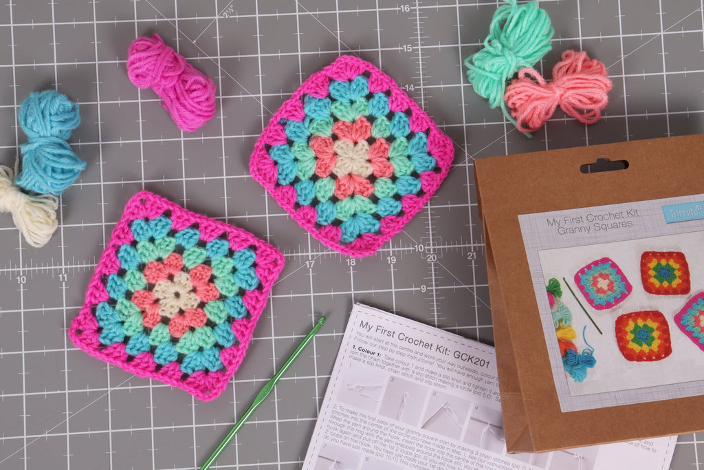 My First Crochet Kit - Granny Squares - The Eternal Maker - UK Fabric Shop