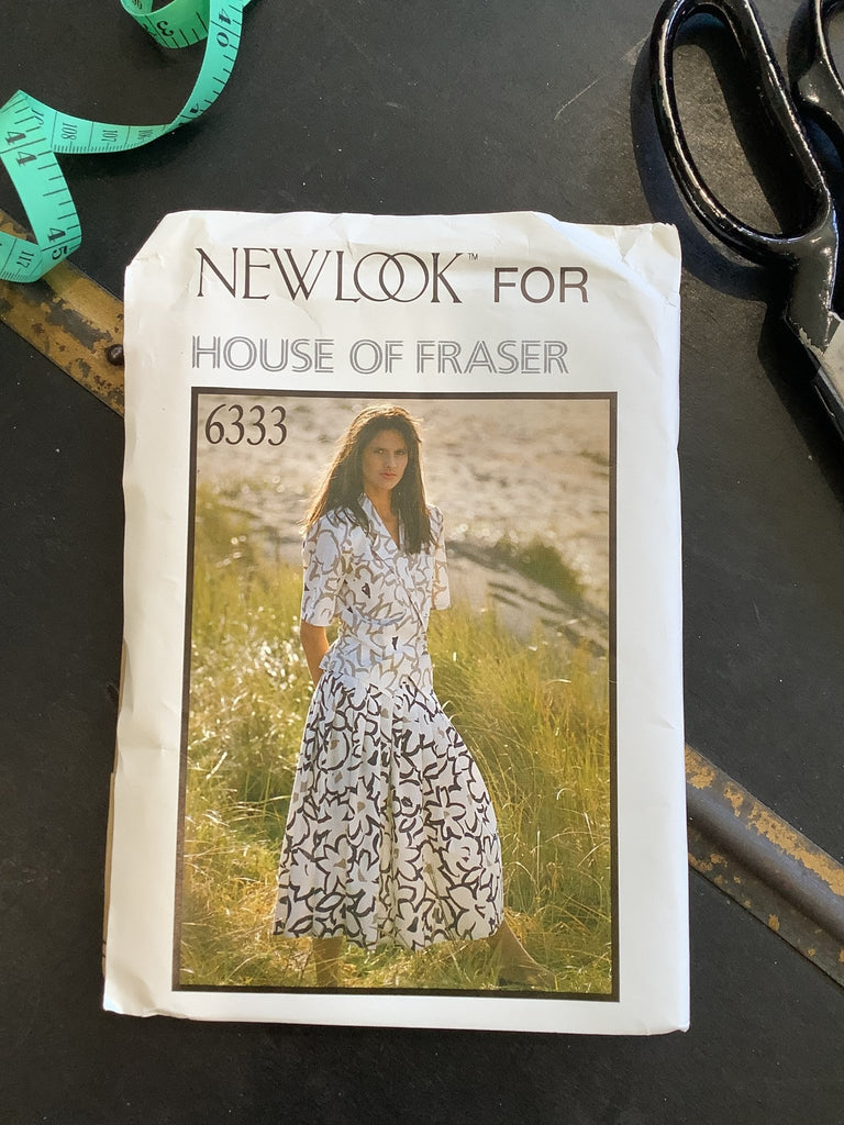 New Look for House of Fraser 6333 - Jacket Style Top and Skirt - Vintage Sewing Pattern (Size 8 - 18) - The Eternal Maker - UK Fabric Shop